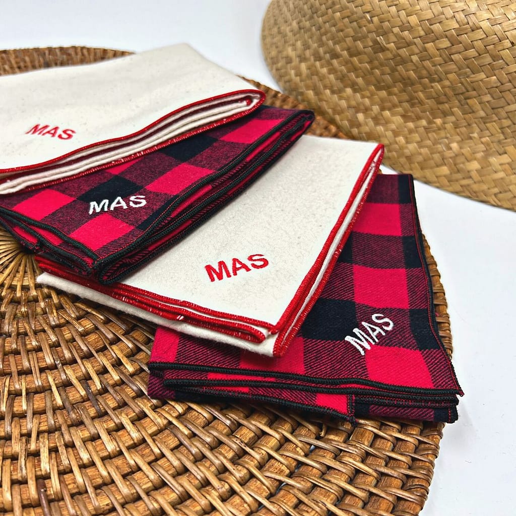personalized handkerchiefs with embroidery - monogrammed handkerchiefs