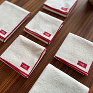 natural organic cotton flannel handkerchiefs - set of soft handkerchiefs