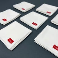 set of white handkerchiefs