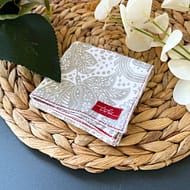SIlky Paisley Handkerchief lined with white cotton