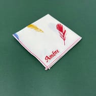 Cotton handkerchief with feathers for children, men and women