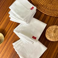 set of white handkerchiefs - High Quality Handmade Cotton Handkerchiefs from Small to Extra Large for Men and Women