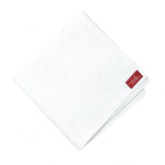 white handkerchief with english embroidery