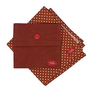 spotted handkerchief set