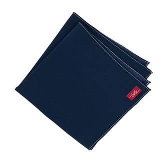 thick blue handkerchief