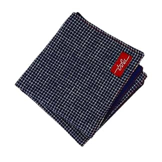 blue checkered handkerchief