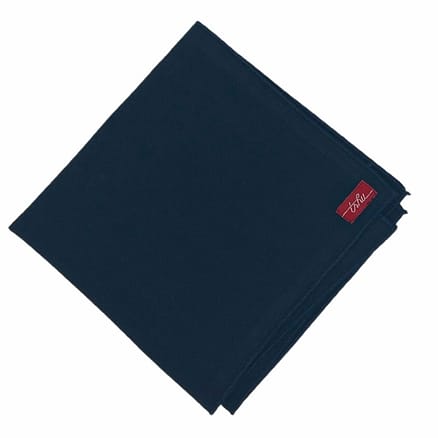 navy cotton handkerchief