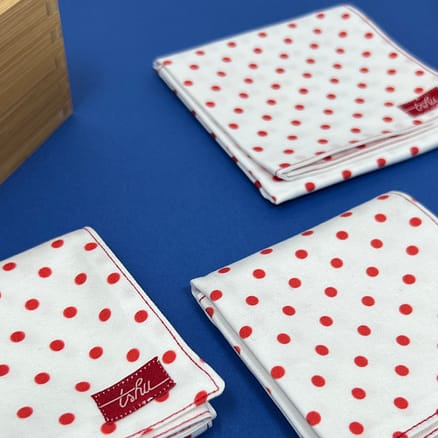 red spotted handkerchief