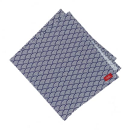 blue cloth napkin