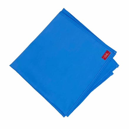 large handkerchief - blue organic cotton