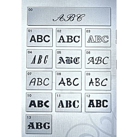 custom embroidery font options