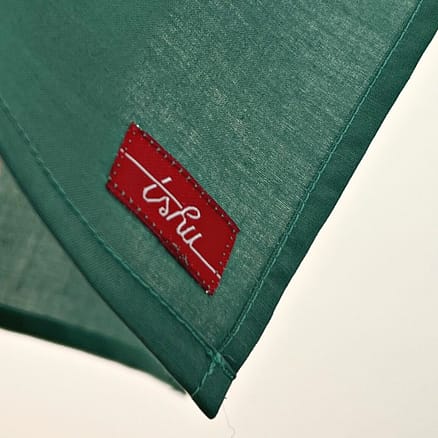 emerald green handkerchief