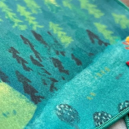 custom handkerchief with dinosaurs