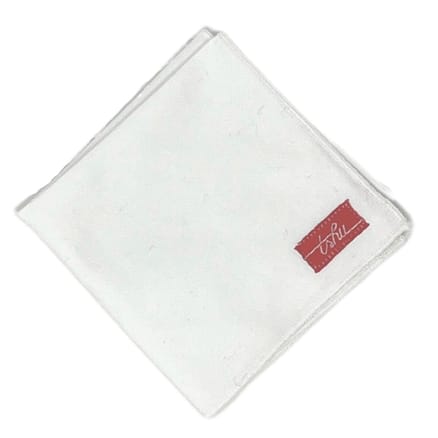 small white cotton handkerchief