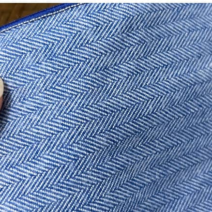 blue flannel handkerchief