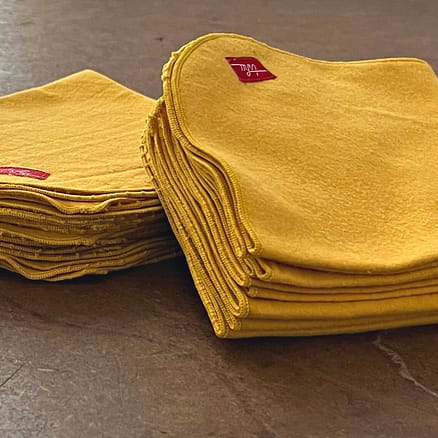 yellow reusable paper towels