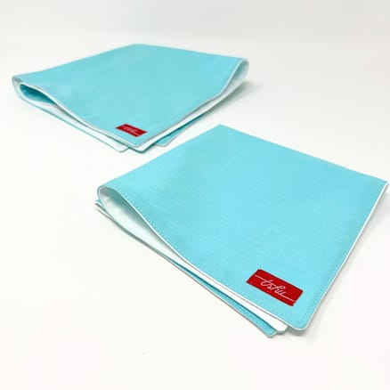 turquoise handkerchief