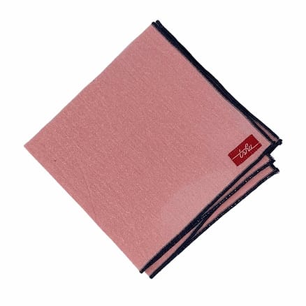 salmon pink handkerchief