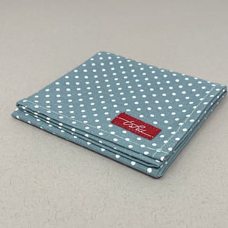 reusable handkerchief with polka dots