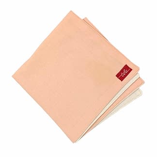 mouchoir tissu rose