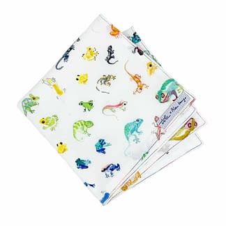 cute handkerchief with gecko print