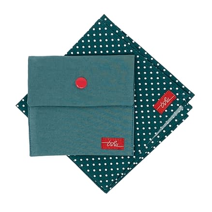 green handkerchief set