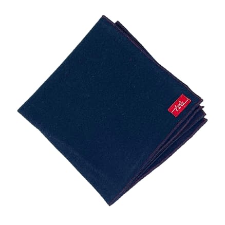 navy flannel handkerchief